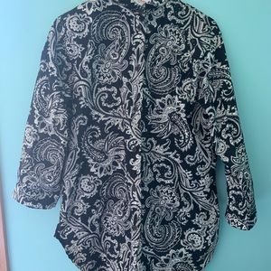 Eber San Francisco Women’s Button down Tunic Shirt